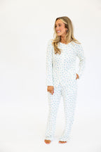 Bamboo Pointelle Women's Lounge Pants | Ivory | +Plus Available