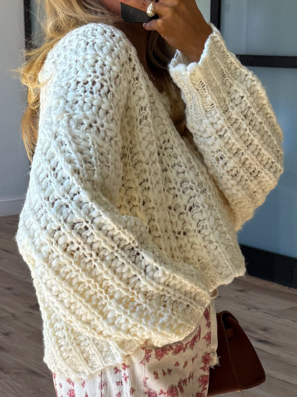 Dylan Chunky Knit Sweater | Ivory