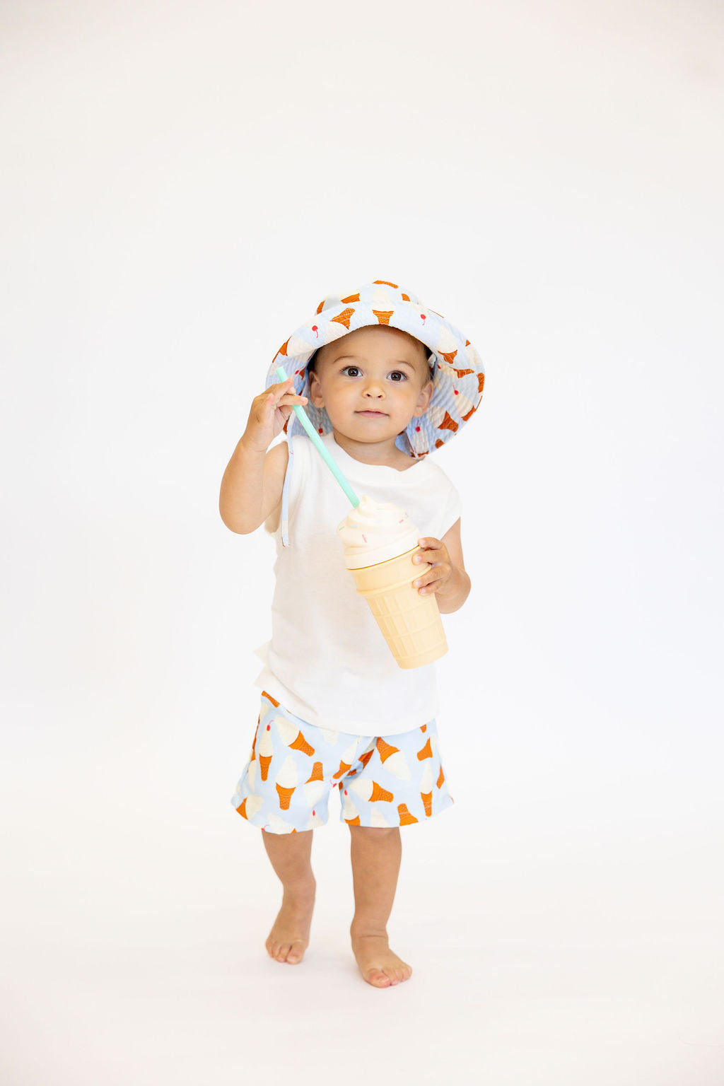 Sugar Cone Swim Trunks | Tiny Talulah | FINAL SALE