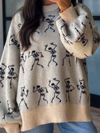 Skelly Knit Sweater