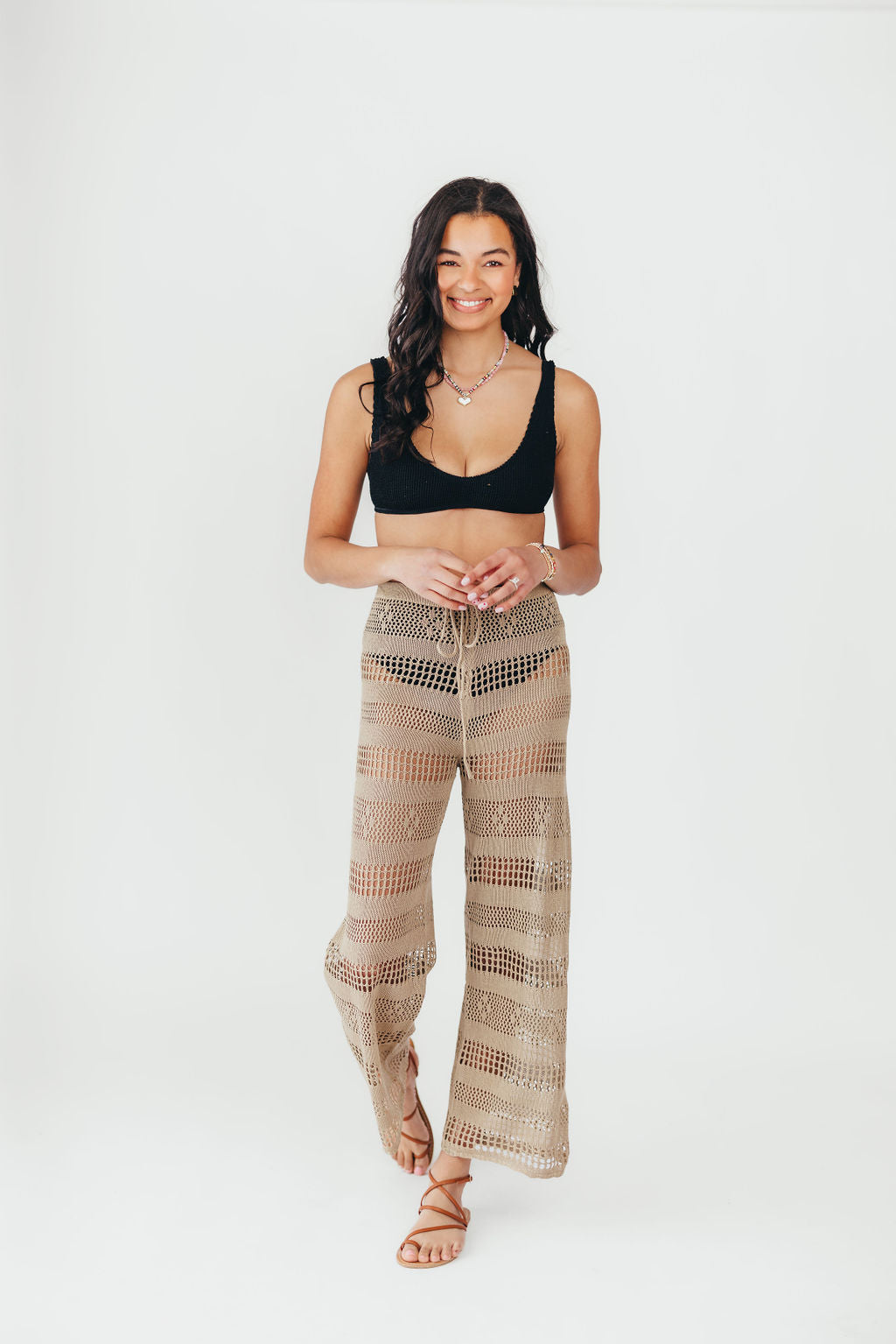 Vieste Crochet Knit Pants | FINAL SALE