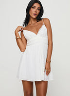 Patterstone Mini Dress White