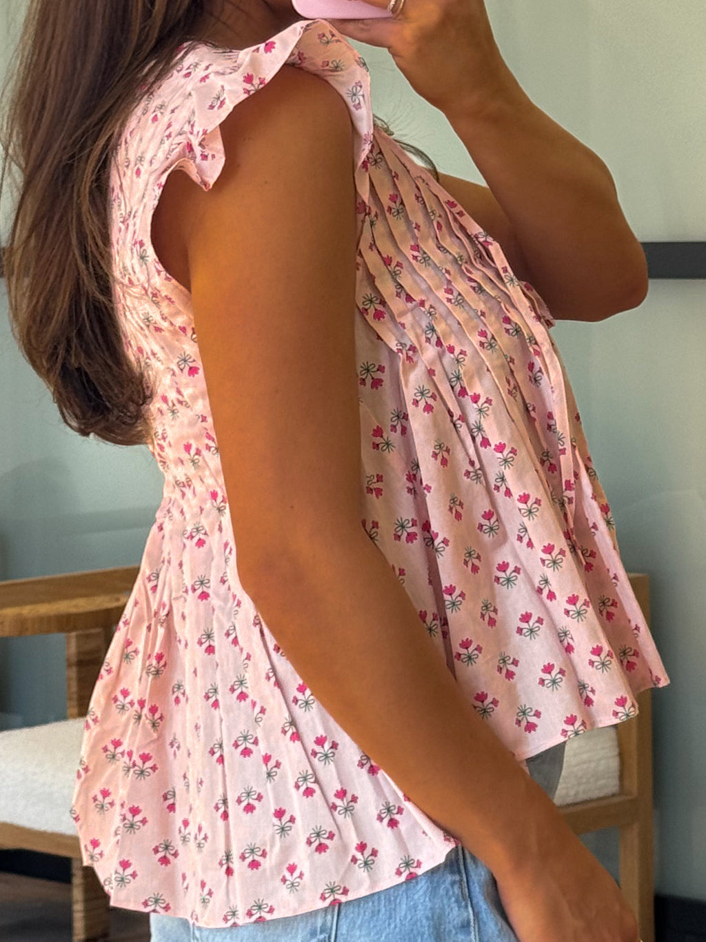 First Impression Flutter Top | Pink | +Plus Available | FINAL SALE