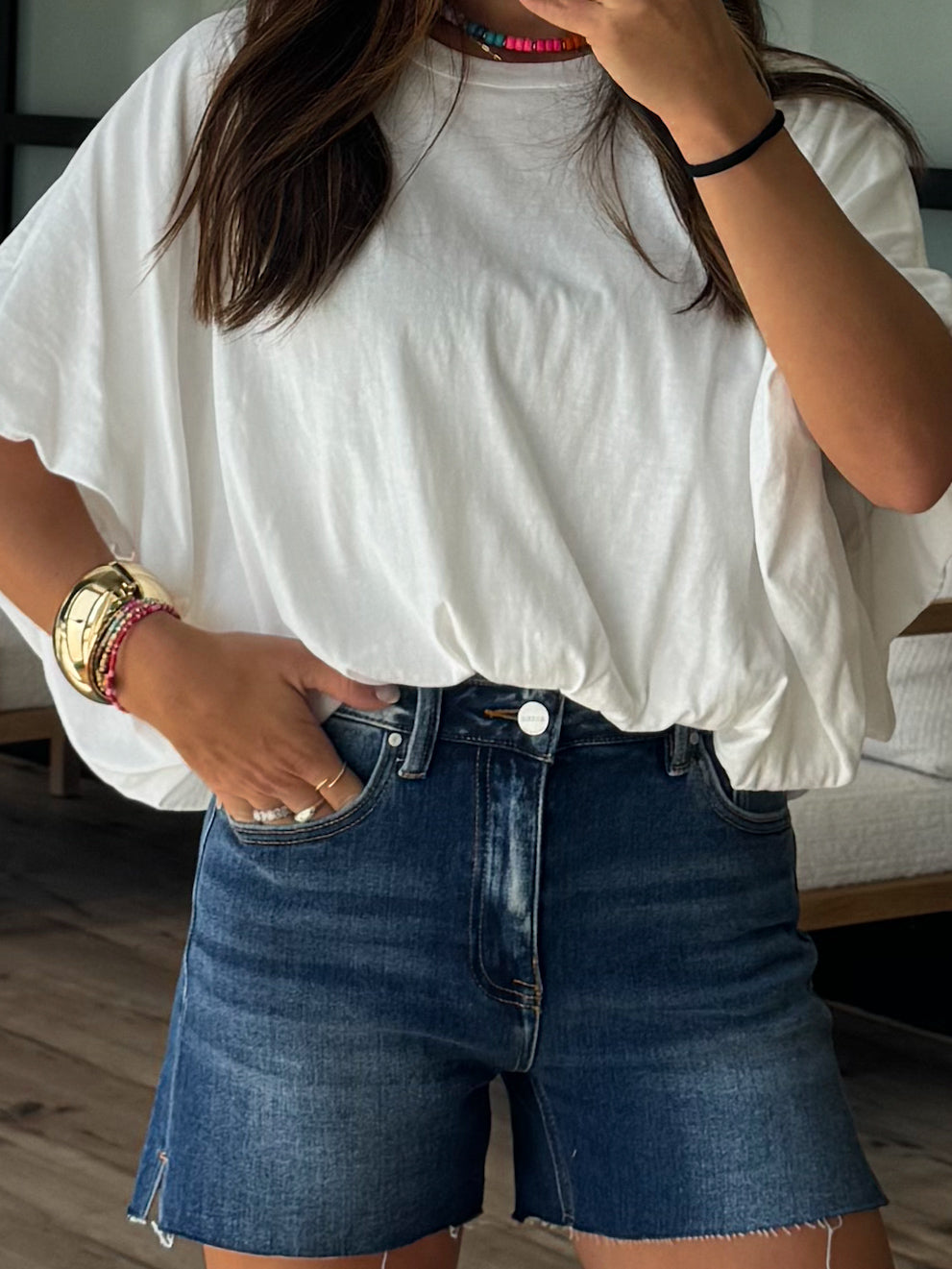 Millie Side Slit Shorts | +Plus Available