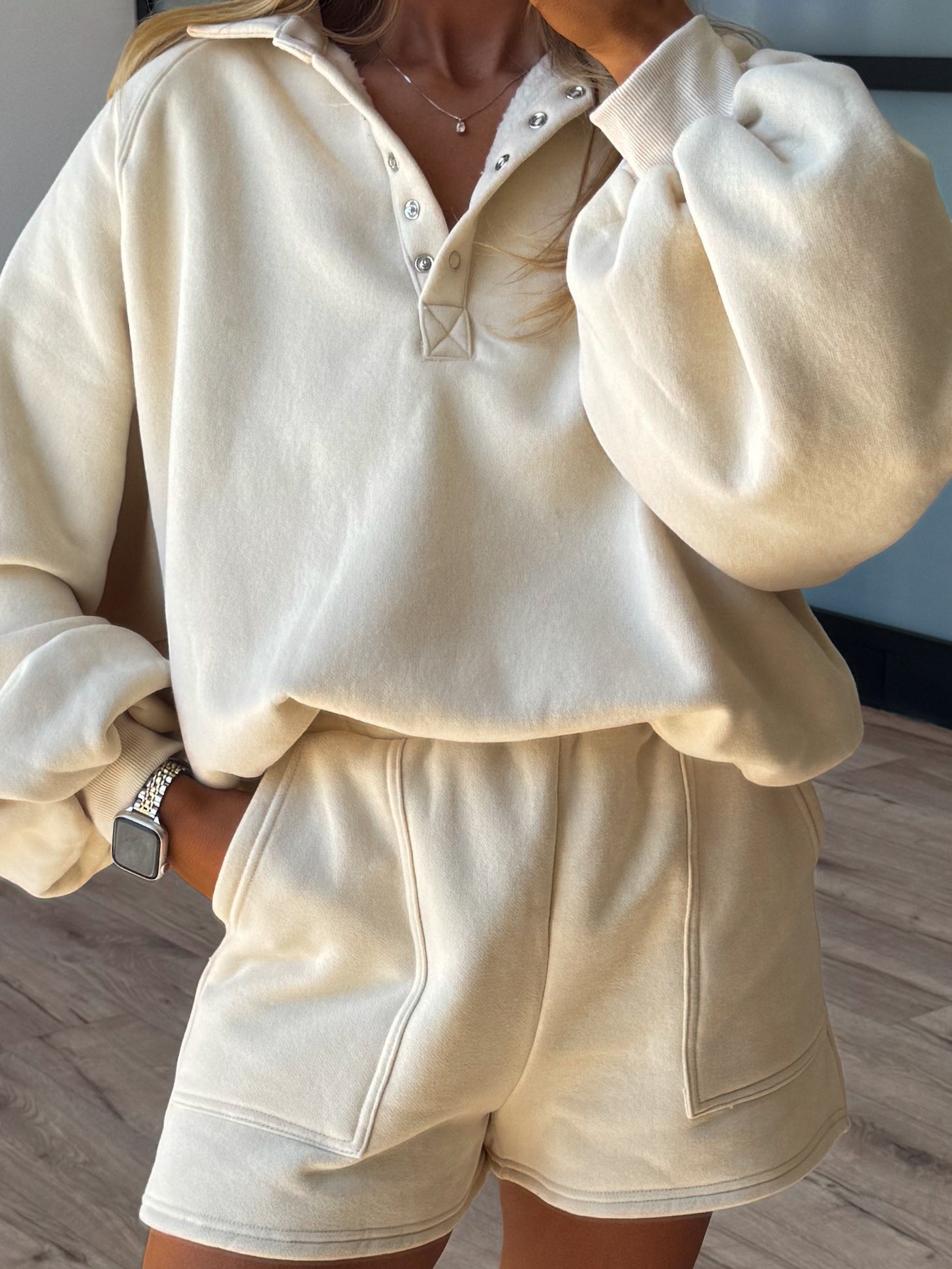 The Vintage Lounge Shorts | Cream