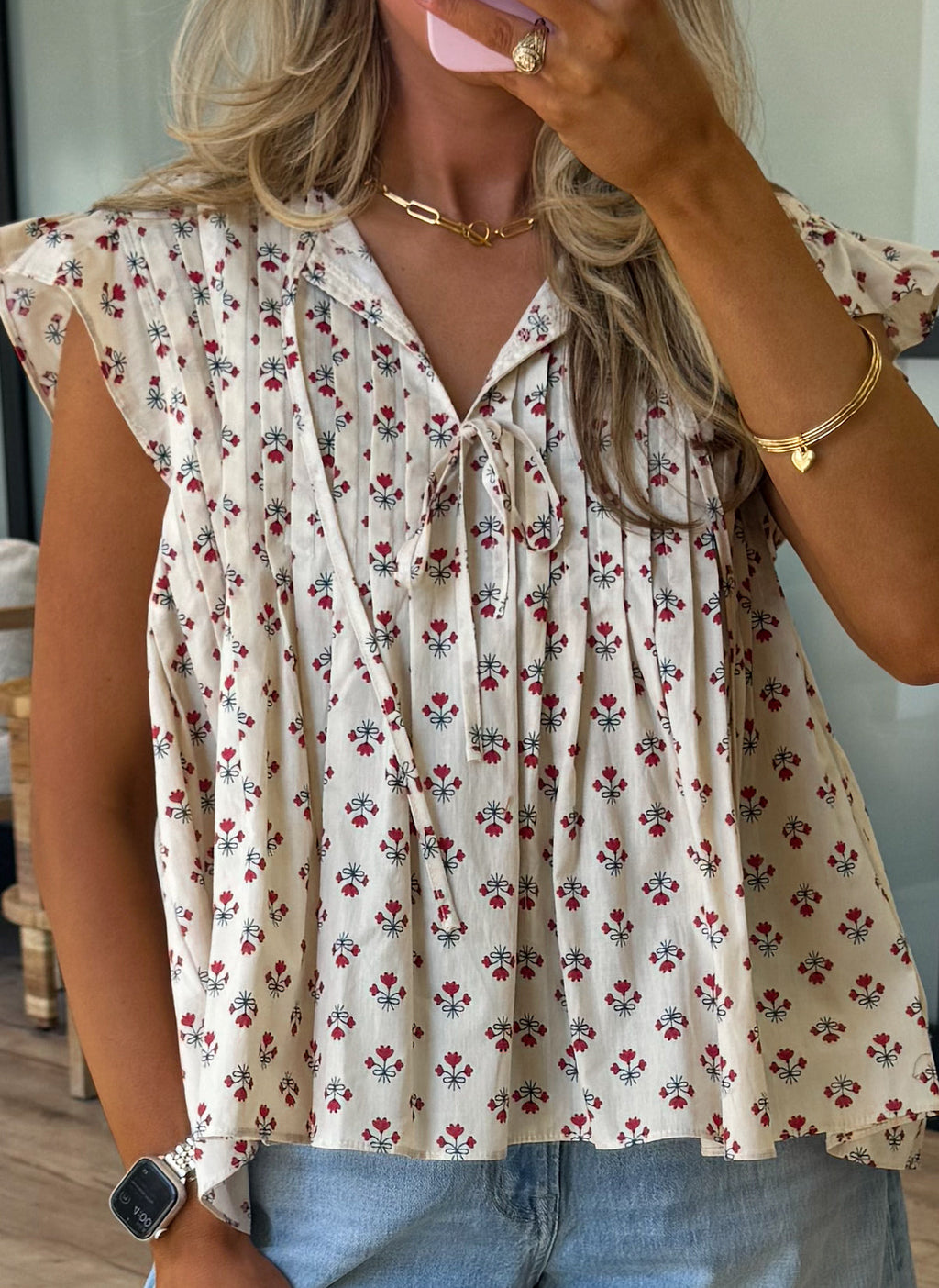 First Impression Flutter Top | Ivory | +Plus Available | FINAL SALE