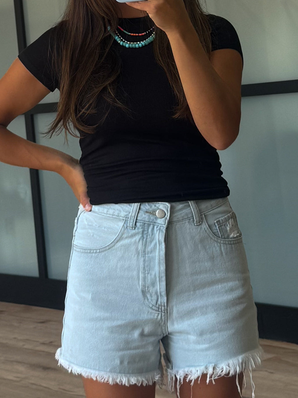 Essential Ribbed Tee | Black | +Plus Available | RESTOCK