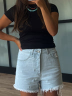 Essential Ribbed Tee | Black | +Plus Available | RESTOCK