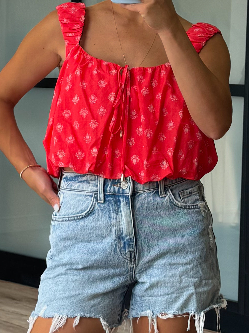 Rossa Lune Bubble Top