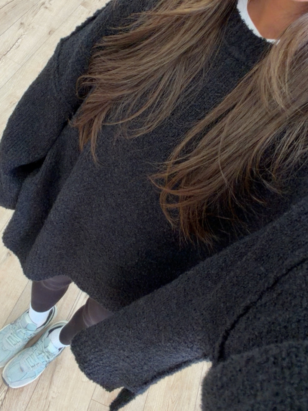 Lev Textured Sweater | Black | +Plus Available