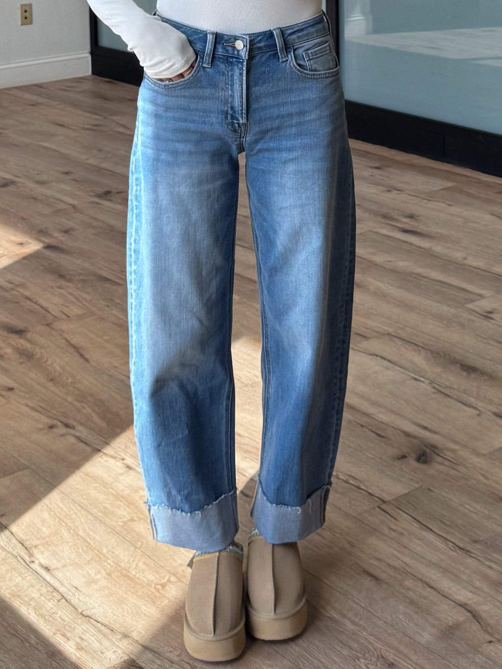 Ocean Drift Barrel Jeans