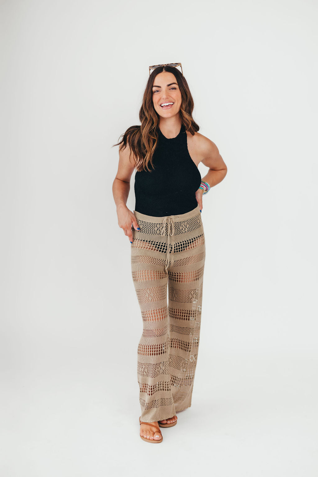 Vieste Crochet Knit Pants | FINAL SALE