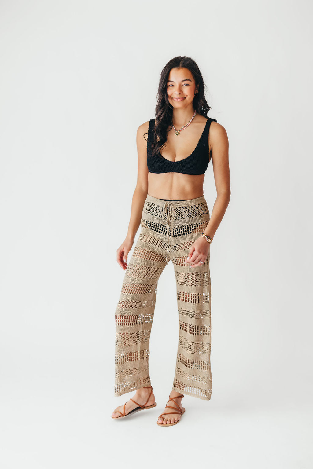 Vieste Crochet Knit Pants | FINAL SALE