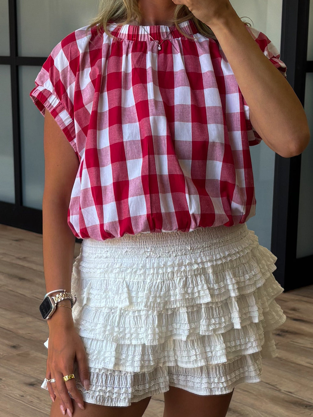 Victorian Frill Skort | White