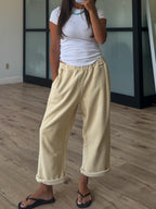 Serene Barrel Lounge Pants | Sand
