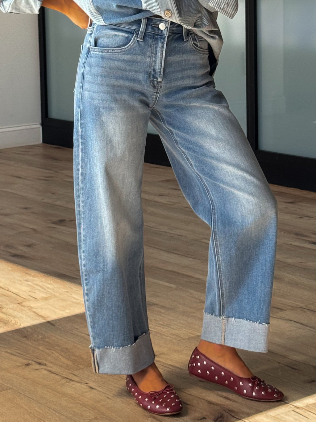 Ocean Drift Barrel Jeans