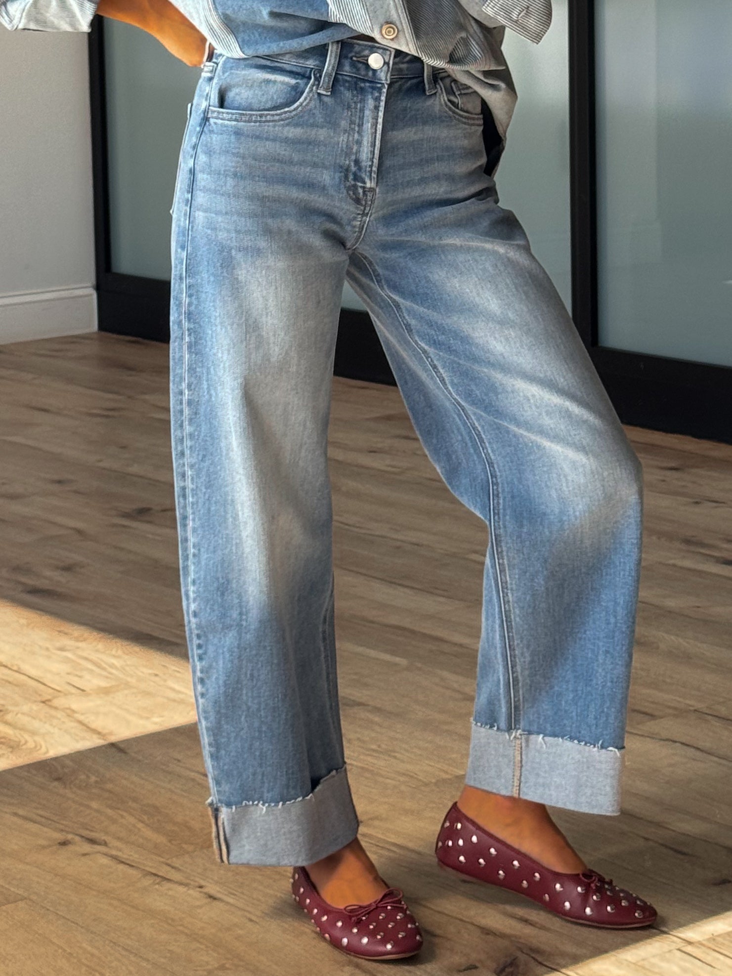 Ocean Drift Barrel Jeans