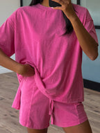 Days End Cotton Shorts | Rose | +Plus Available