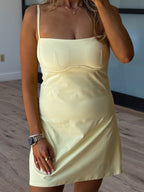 Sweetheart Active Dress | Lemon | RESTOCK