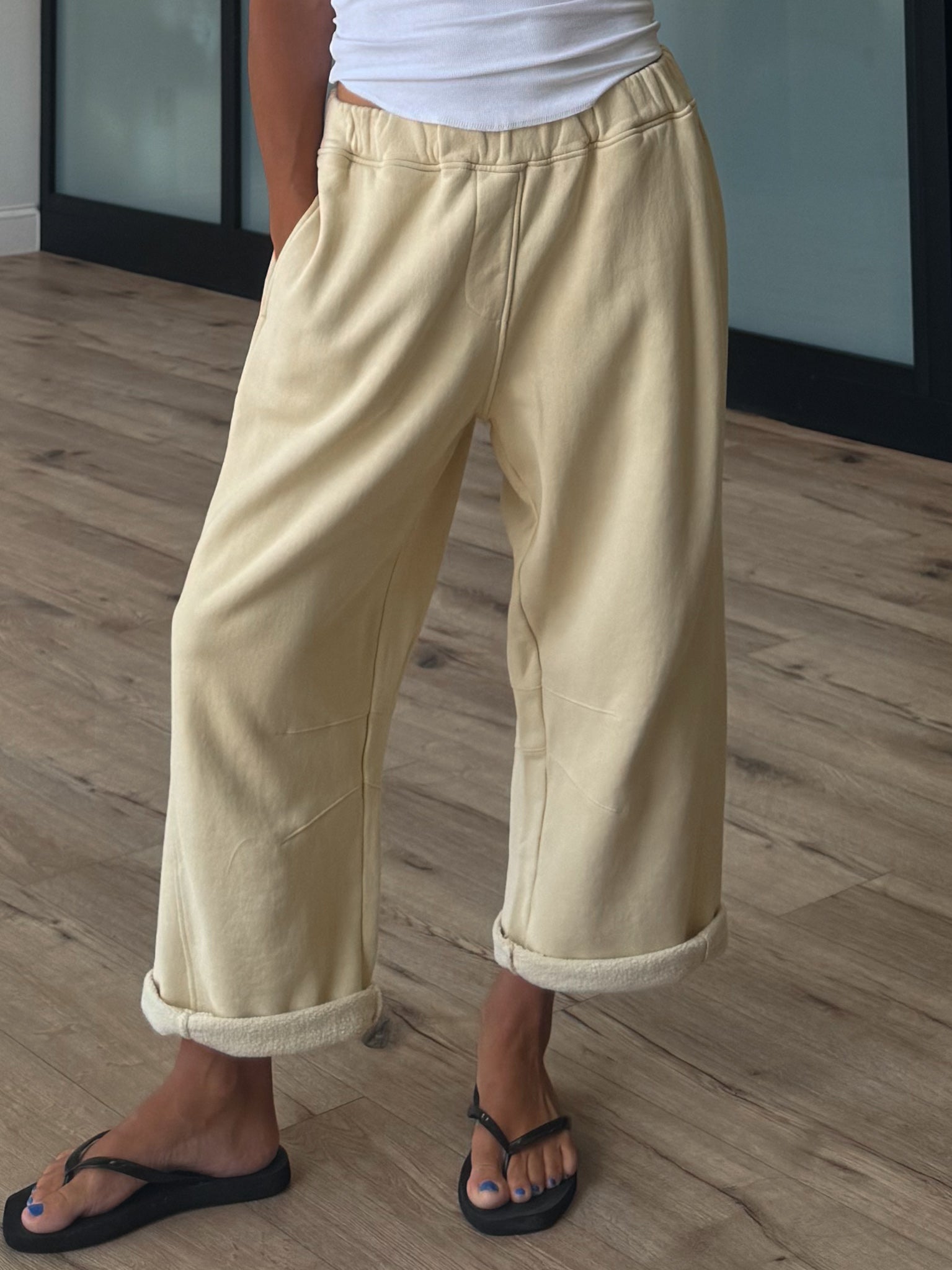 Serene Barrel Lounge Pants | Sand
