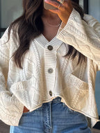 Alysin Cable Knit Cardigan