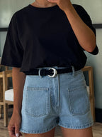 Simply The Vibe Cotton Tee | Black