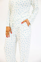 Bamboo Pointelle Women's Lounge Pants | Ivory | +Plus Available