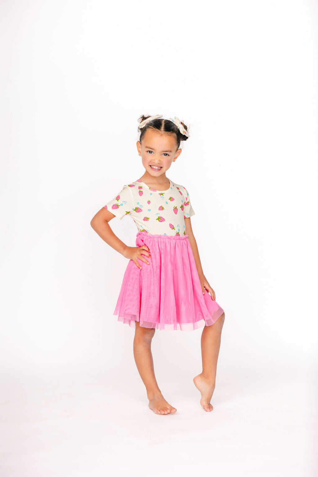 Girls Berries + Bows Twirl Dress | Tiny Talulah | FINAL SALE