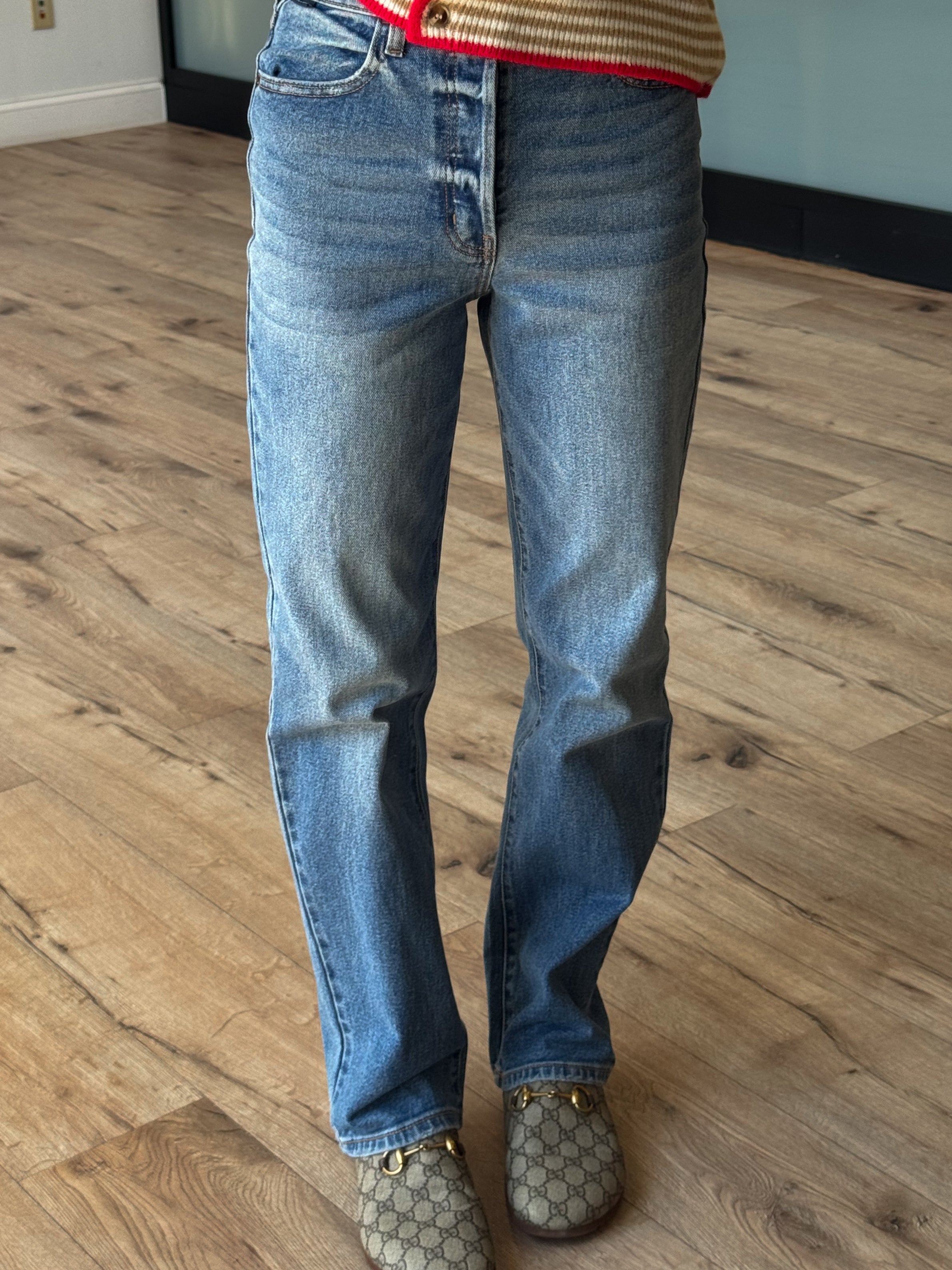 Amelia High Rise Jeans | Medium Wash