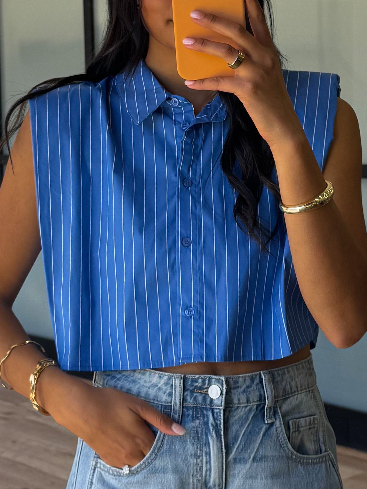 Anderson Cropped Button-Down | FINAL SALE