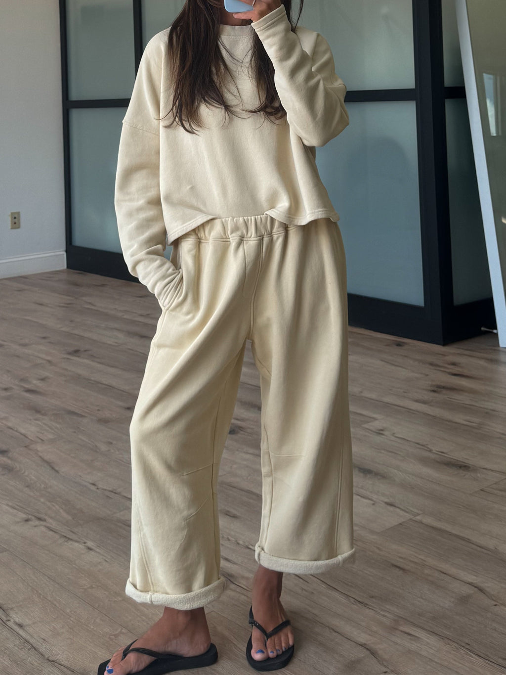 Serene Barrel Lounge Pants | Sand