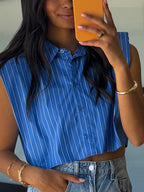 Anderson Cropped Button-Down | FINAL SALE