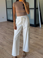 Ines Cargo Pants | Ivory
