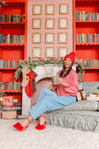 Isla Cardigan | Mini Striped Cherry