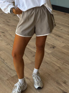 Old Skool Active Shorts | Stone