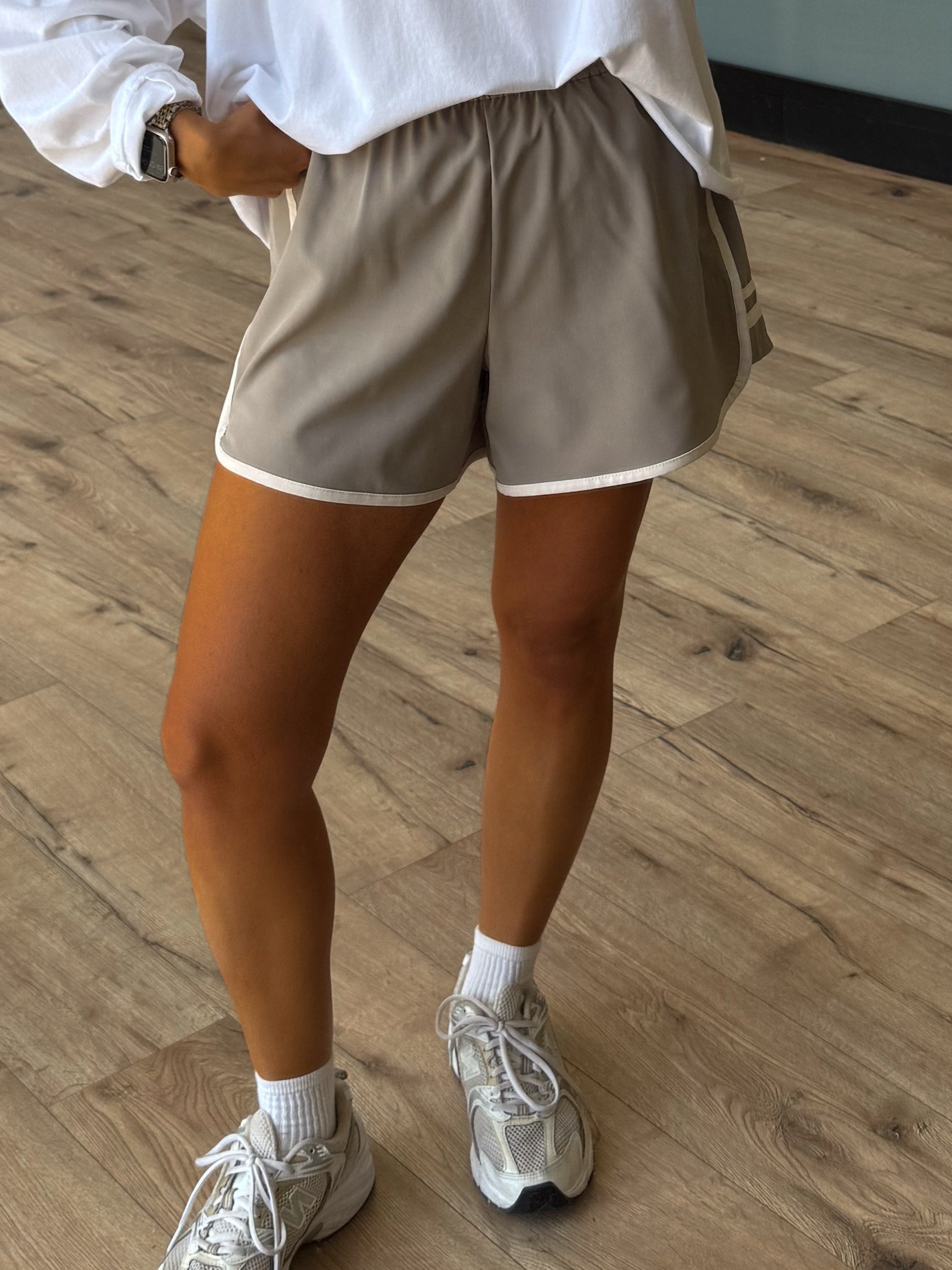 Old Skool Active Shorts | Stone