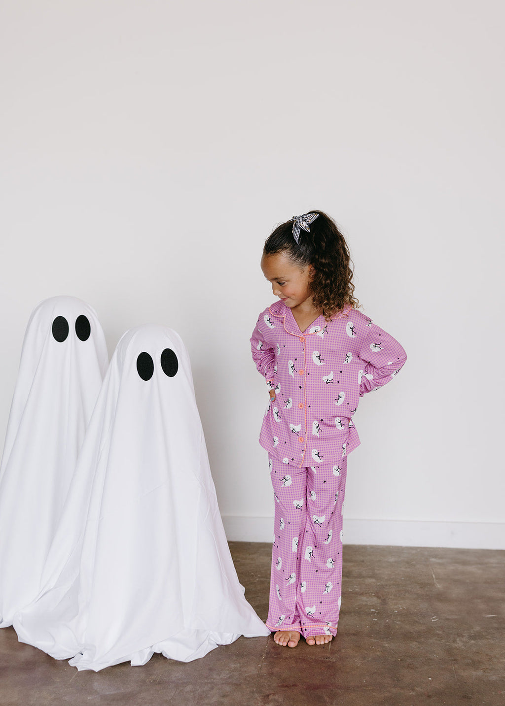 Kids Ghoulie Girl Buttoned Set | Tiny Talulah