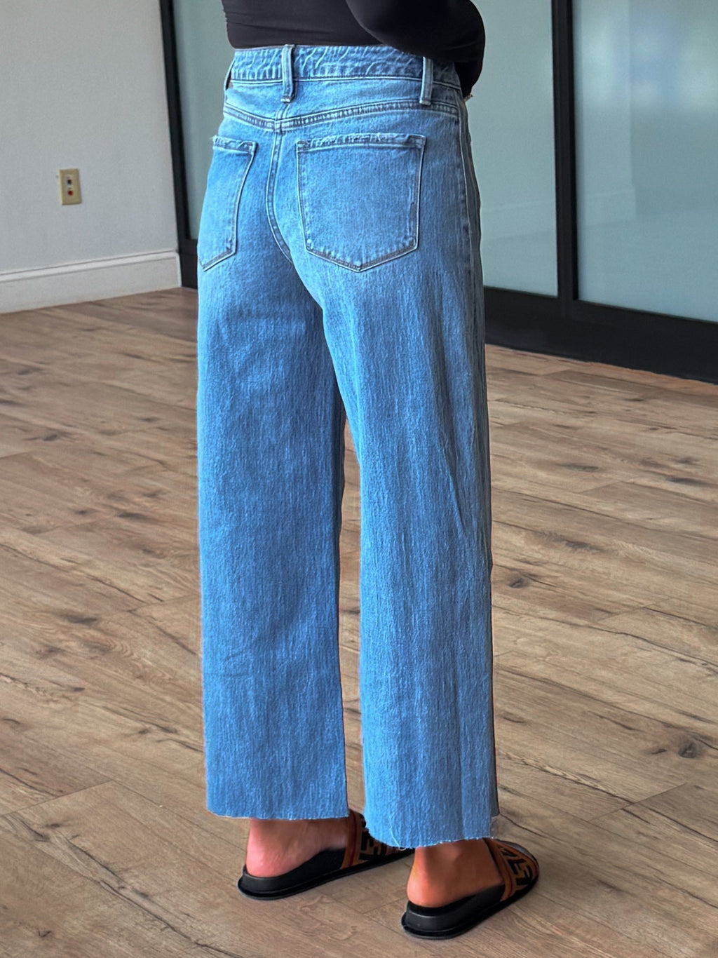 Out Of The Fray Wide Leg Jeans