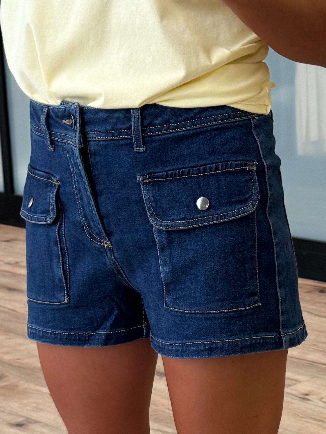 Skylar Denim Cargo Shorts | +Plus Available