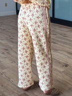 Rosie Blossom Fleece Sweatpants