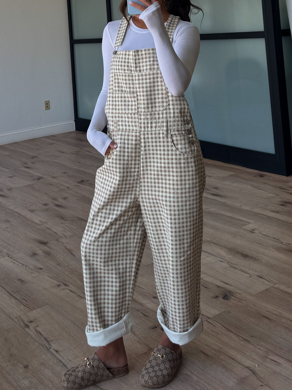 Old Mill Gingham Overalls | +Plus Available