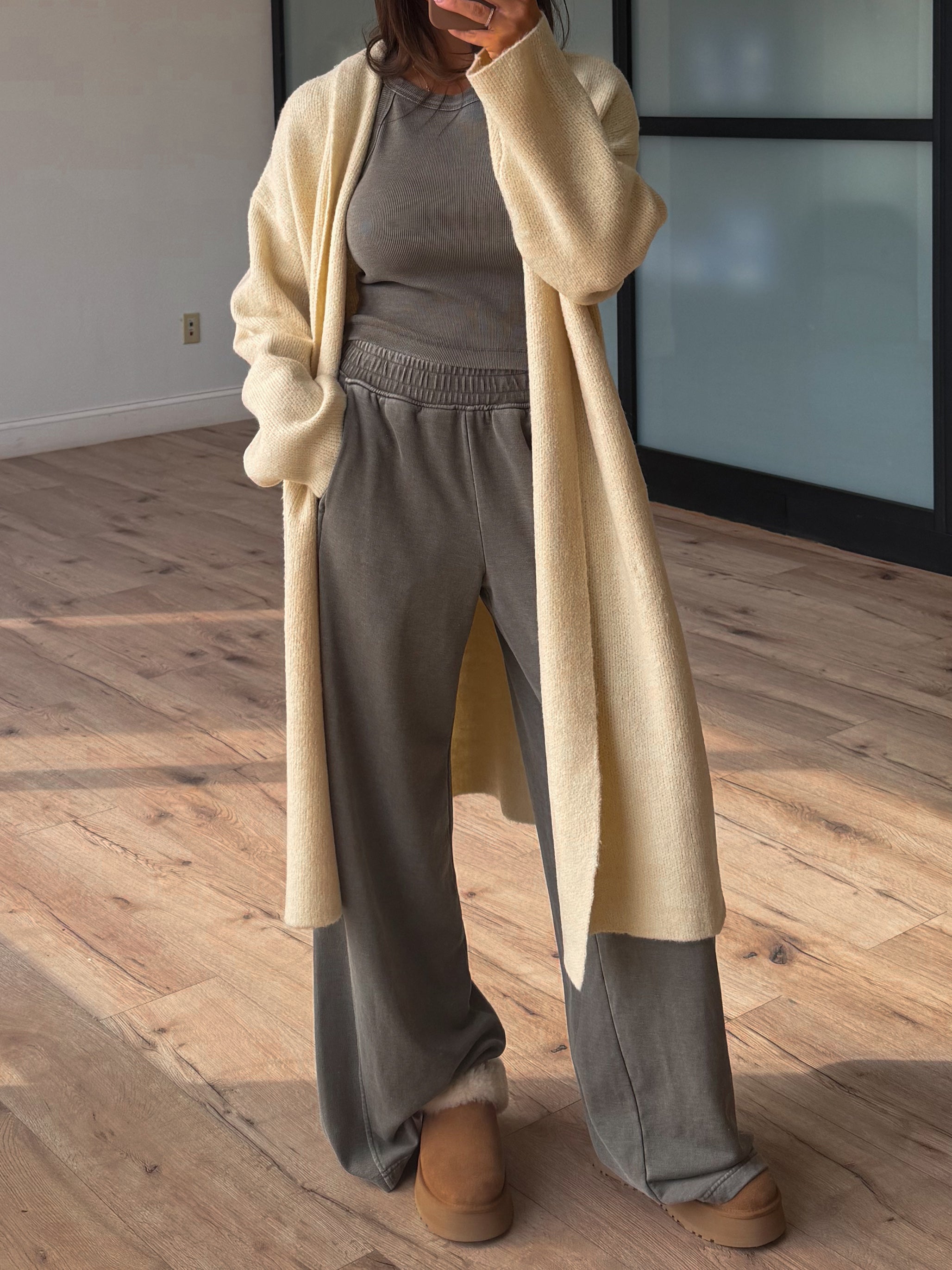 Kleo Longline Cardigan | Vanilla