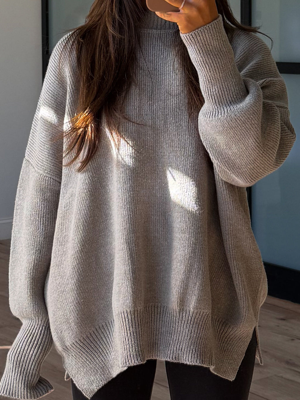 Bookclub Oversized Sweater | Grey | +Plus Available | RESTOCK