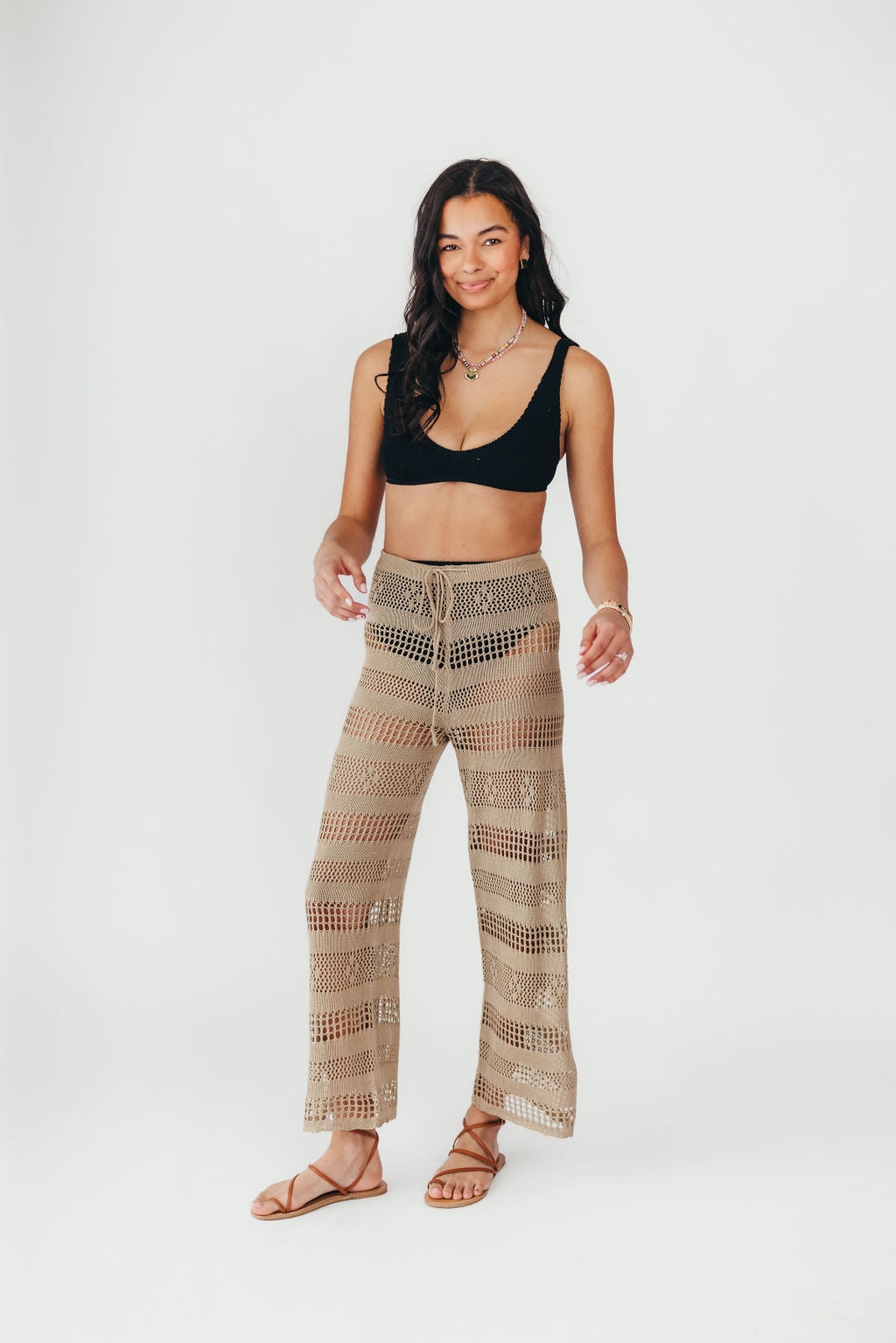 Vieste Crochet Knit Pants | FINAL SALE