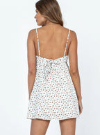 Koko Mini Dress White Floral