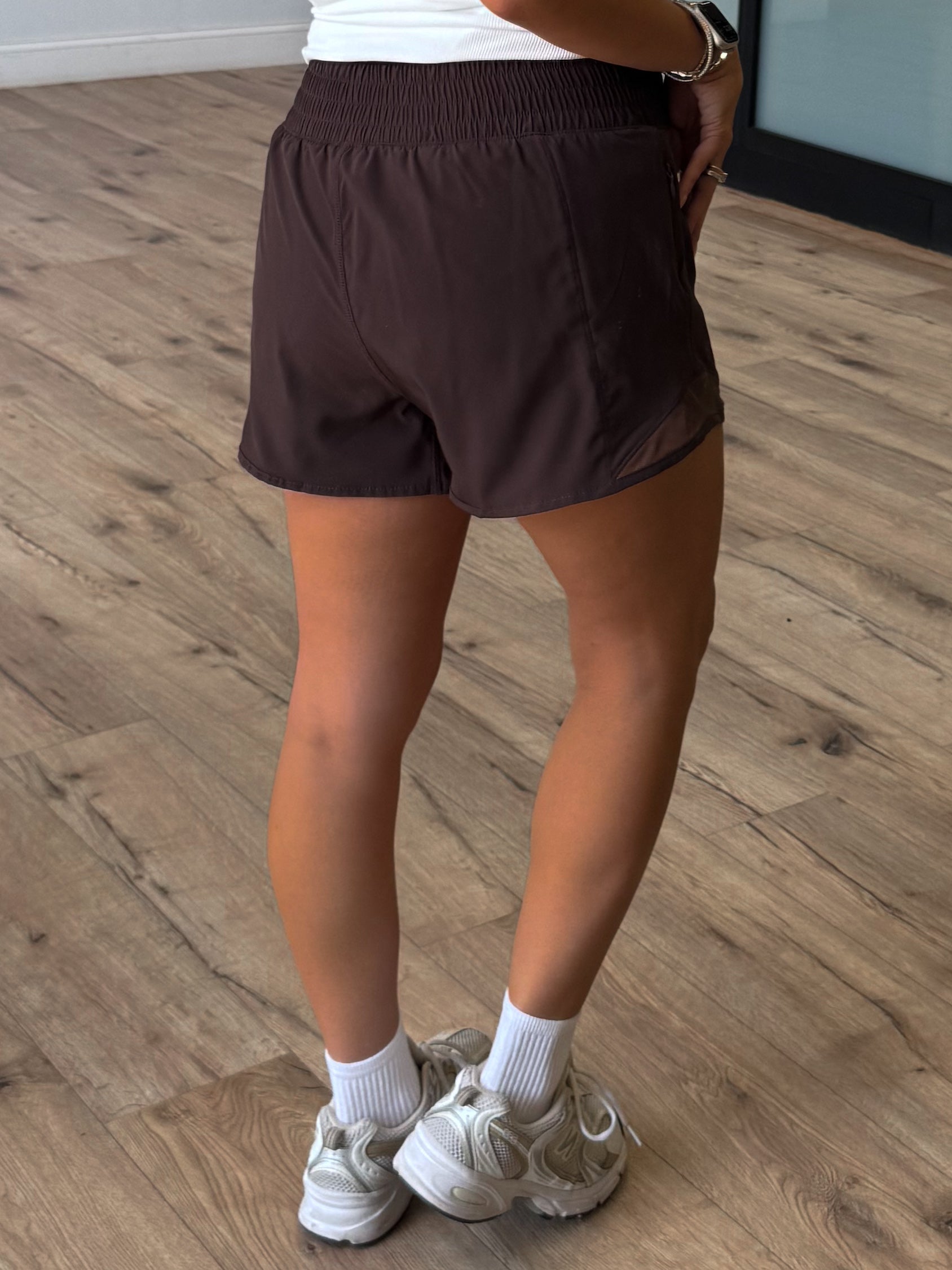 Hot Shot Active Shorts | Espresso | +Plus Available