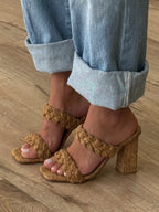 Braided Cork Heels | FINAL SALE