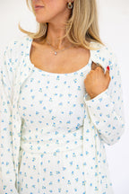 Bamboo Pointelle Women's Cardigan | Ivory | +Plus Available