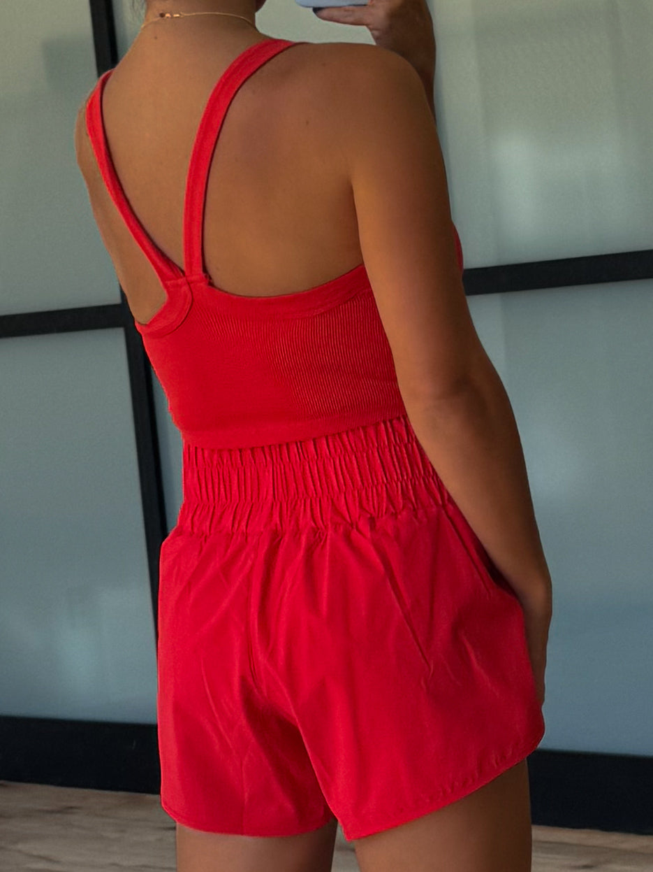 Redline Active Shorts | Cherry