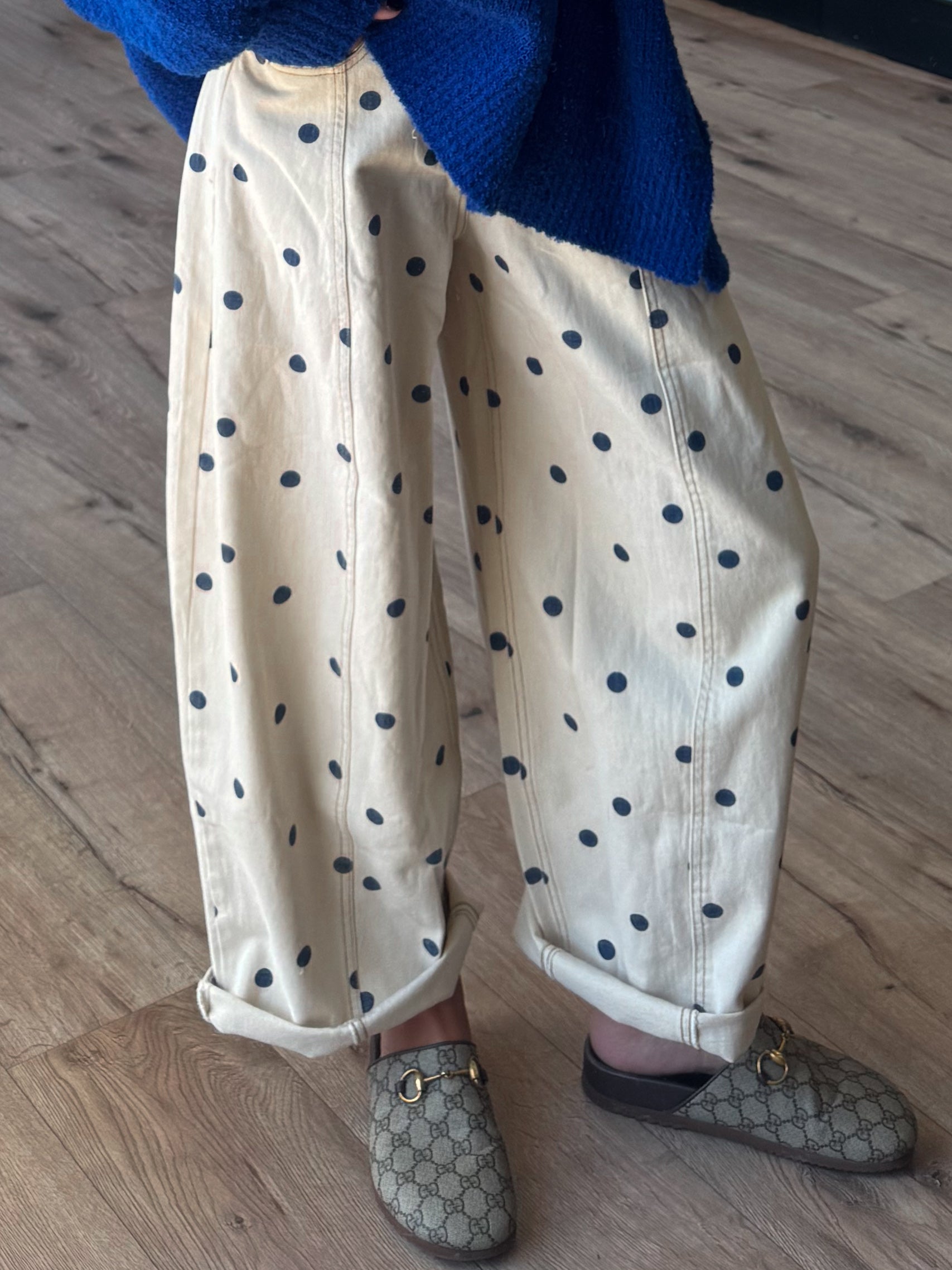 Dottie Barrel Jeans | Navy